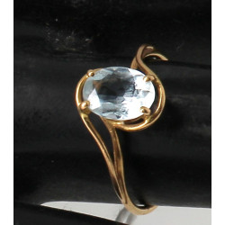 Bague en or jaune 18 carats, poinçon têt