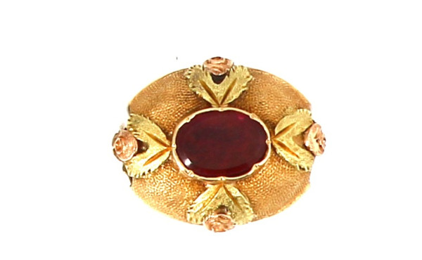 Coulisseau ancien en or jaune 18 cts, se