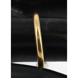 Alliance en or jaune 18 cts, poinçon têt