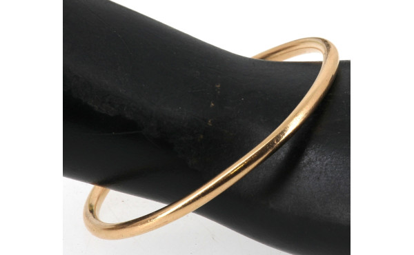 Bracelet jonc en or jaune 18 cts, poinço