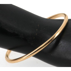 Bracelet jonc en or jaune 18 cts, poinço