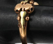 Bague deux ors ancienne, 18 cts, plus de