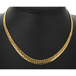 Collier en or jaune 18 carats (750ème), 