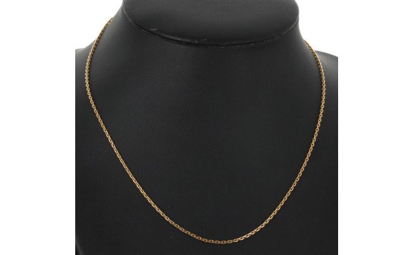 Chaîne en or jaune 18 carats, poinçon tê