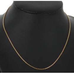 Chaîne en or jaune 18 carats, poinçon tê