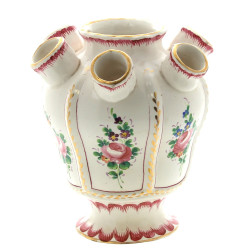 CLAMECY - Pique-fleurs en faïence fine à