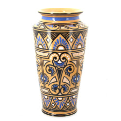 Paul LECONTE à MALICORNE - Vase en faïen