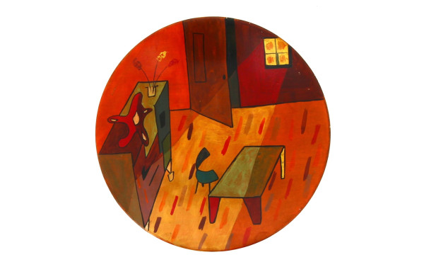 Monogramme LR - Assiette en céramique po