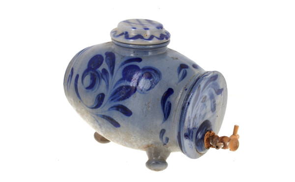 Vinaigrier en grès d'Alsace, 23 x 30 cm