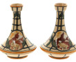 L.L. France - Paire de vases en faïence 