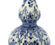 DELFT - Vase à deux renflements en faïen