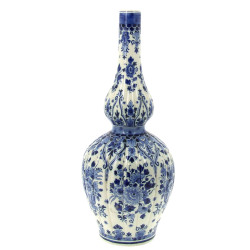 DELFT - Vase à deux renflements en faïen