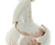 Vase canard en céramique Xxème, H 26,5 c