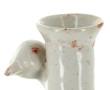 Vase canard en céramique Xxème, H 26,5 c