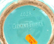 CLEMENT France - Vase en faïence à décor