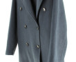 MANGO - Manteau femme bleu gris, taille 