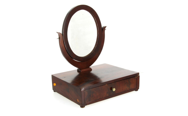 Petite coiffeuse de table en placage d'a