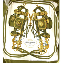 HERMES PARIS - Carré en soie "Brides de 