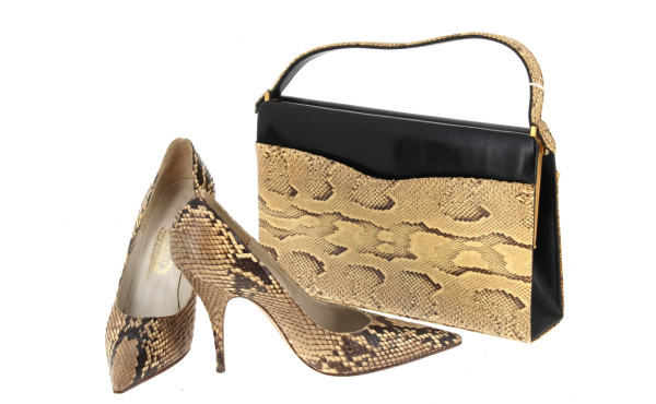 MODE VINTAGE - Lot comprenant un sac à m