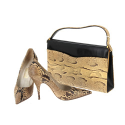 MODE VINTAGE - Lot comprenant un sac à m