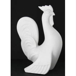 LIMOGES MNP - Coq en biscuit blanc de po