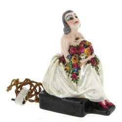 LIMOGES France - Veilleuse en porcelaine