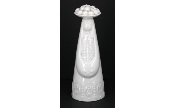 HAVILAND - Figurine en porcelaine blanch