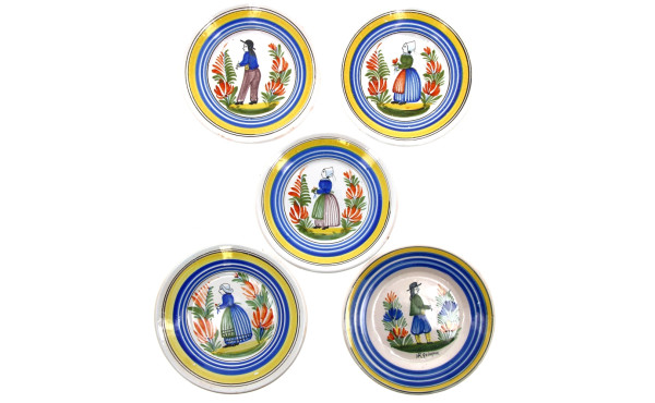 QUIMPER (HR et sans marque) - Lot de 5 a