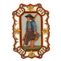 PORQUIER BEAU - Plaque rectangulaire à b