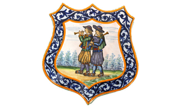 Henriot Quimper - Coffret en forme d'écu