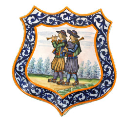 Henriot Quimper - Coffret en forme d'écu