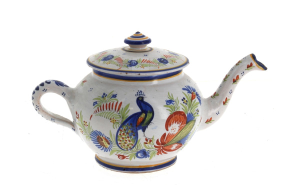 HB Quimper - Théière ancienne en faïence