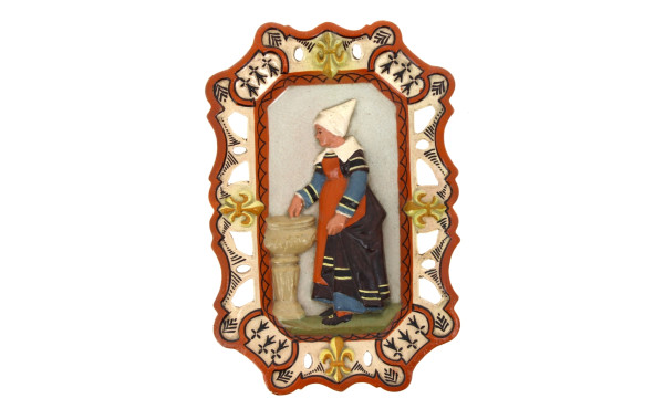 PORQUIER BEAU - Plaque rectangulaire à b