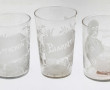 5 verres de curiste anciens