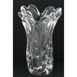 Vase en cristal, dans le goût de DAUM, H