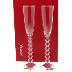 BACCARAT - Modèle VEGA - Paire de flûtes