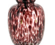 Vase en verre moucheté dans les tons vio