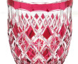 VAL ST LAMBERT - Vase en cristal rouge e