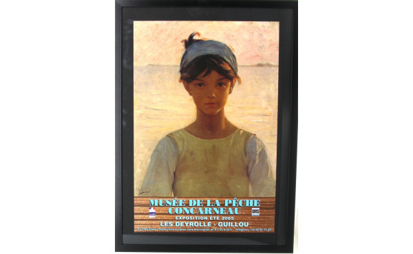 Alfred GUILLOU (1844-1926) "Jeune fille 