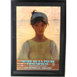 Alfred GUILLOU (1844-1926) "Jeune fille 