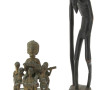 Sujet africain en bronze à décor d'une s