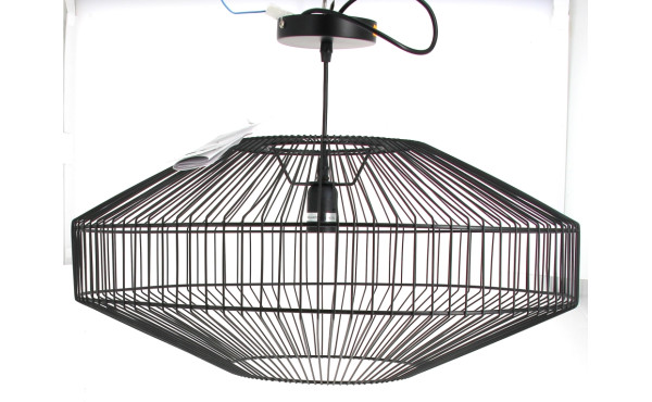 Suspension ronde contemporaine en métal 