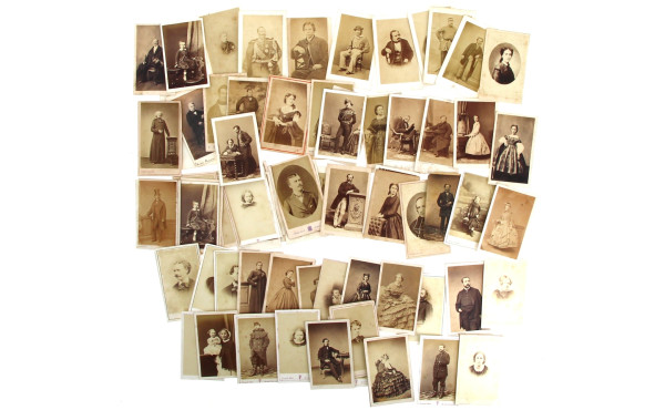 Ensemble de photos albuminées contrecoll