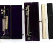 Lot de coffrets de mesure anciens: 2 pla