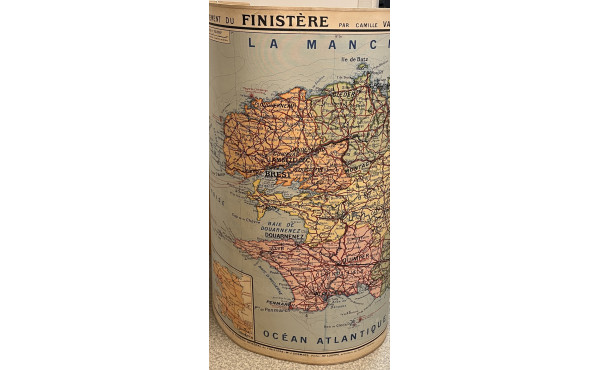 FINISTERE - Carte du Finistère de 1925 p