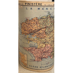 FINISTERE - Carte du Finistère de 1925 p