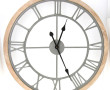 Pendule murale squelette moderne, de for