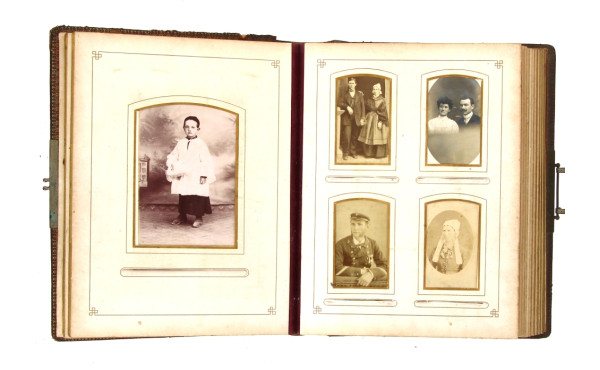 Album de photos fin XIXème, début Xxème,