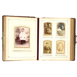 Album de photos fin XIXème, début Xxème,