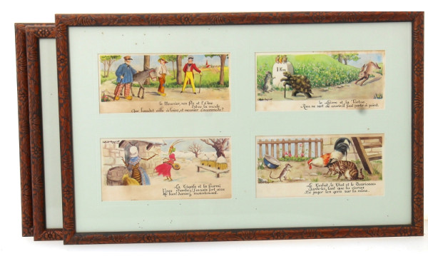 Enfantina - 8 cartes en couleurs dans 3 